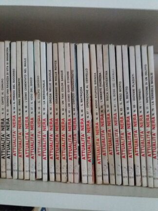 Attualità Nera fumetti erotici 1978 1987 Edifumetto Vendita singoli numeri range 1-80