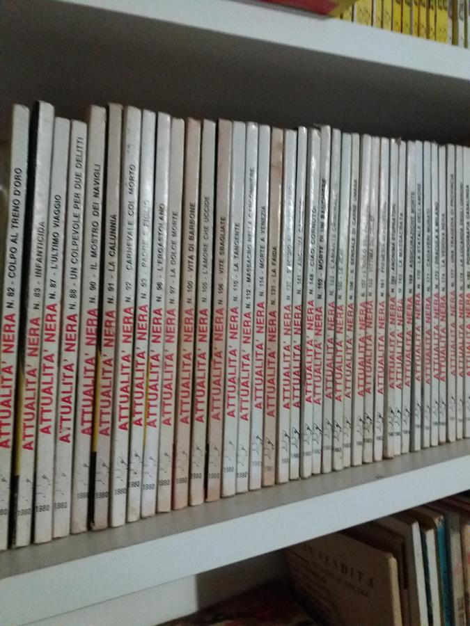 Attualità Nera fumetti erotici 1978 1987 Edifumetto Vendita singoli numeri range 81-210