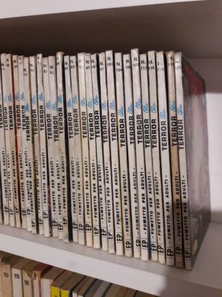 Terror Blu fumetti erotici 1977 1983 Ediperiodici Vendita singoli numeri Range 100 - 140