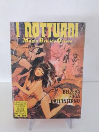 Notturni I Prima Serie 4 Belzeba fumetti erotici ed. Segi 1972